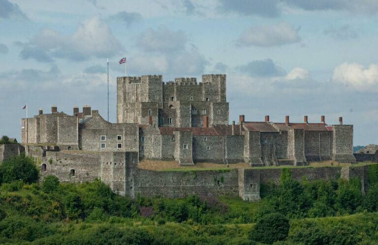 Dover Castle from the North East