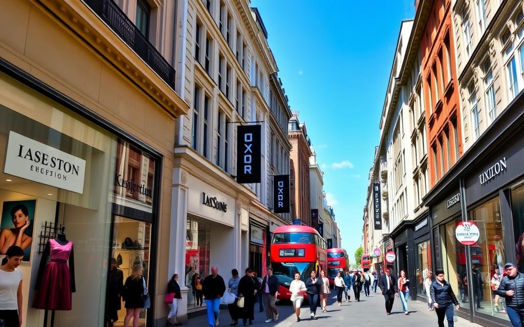 best shopping spots in the London fashion district