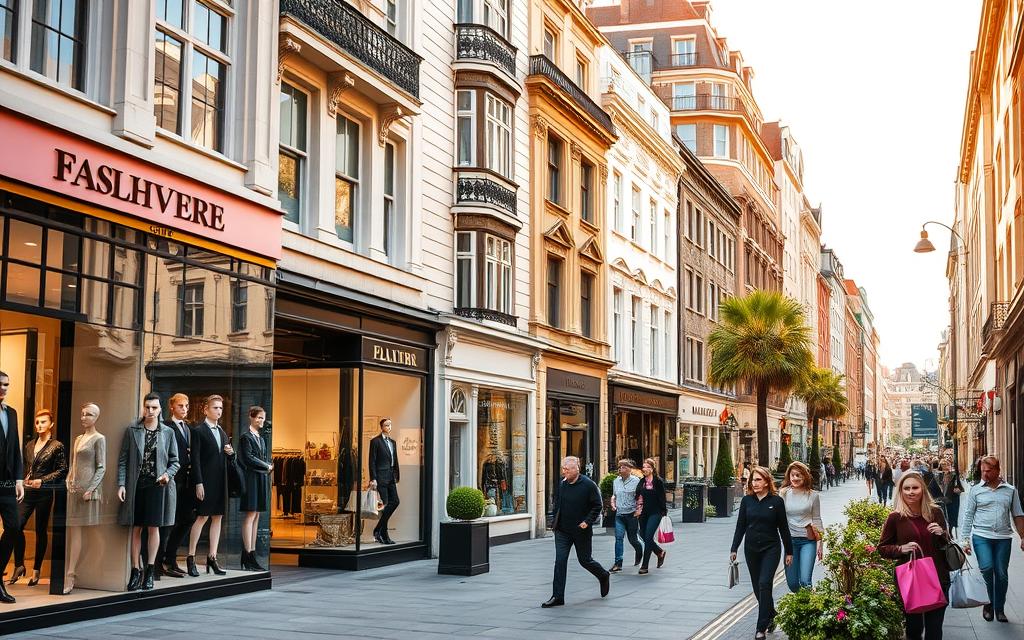 best shopping spots in the london fashion district