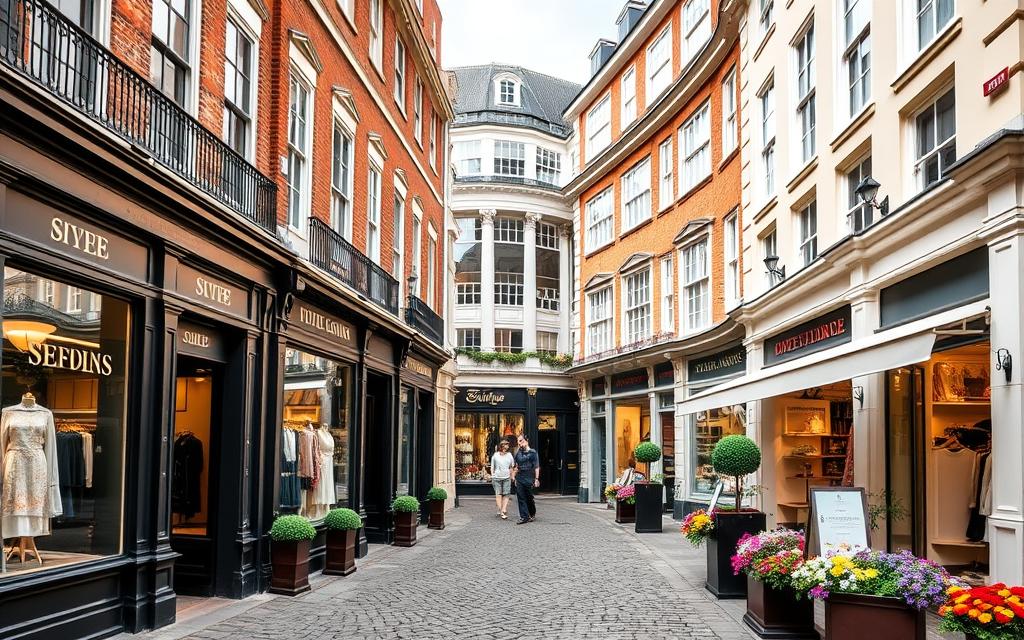 exclusive shopping areas London
